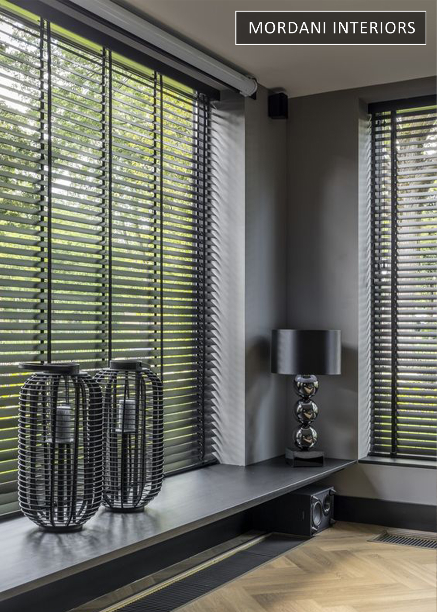 Old Mahogany Wooden Venetian Blinds